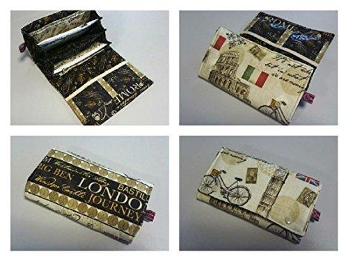 Portemonnaie Geldbörse Frauen Geldbörse Damen Portemonee Damen Handmade Einzelstück von Atelier MiaMia