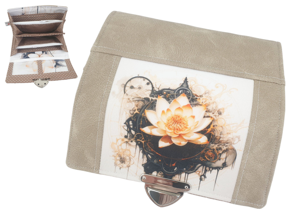 Geldbörse Lotus Steam Punk von Atelier MiaMia