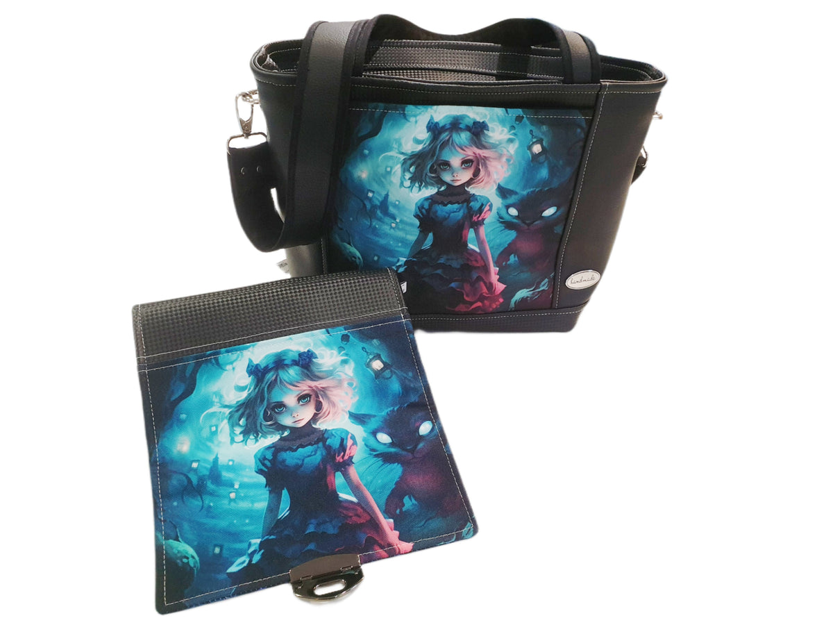 Handtasche einzeln oder im Set mit Geldbörse und Kosmetiktasche Alice von Atelier MiaMia