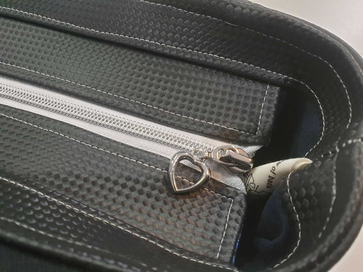 Handtasche einzeln oder im Set mit Geldbörse und Kosmetiktasche Alice von Atelier MiaMia