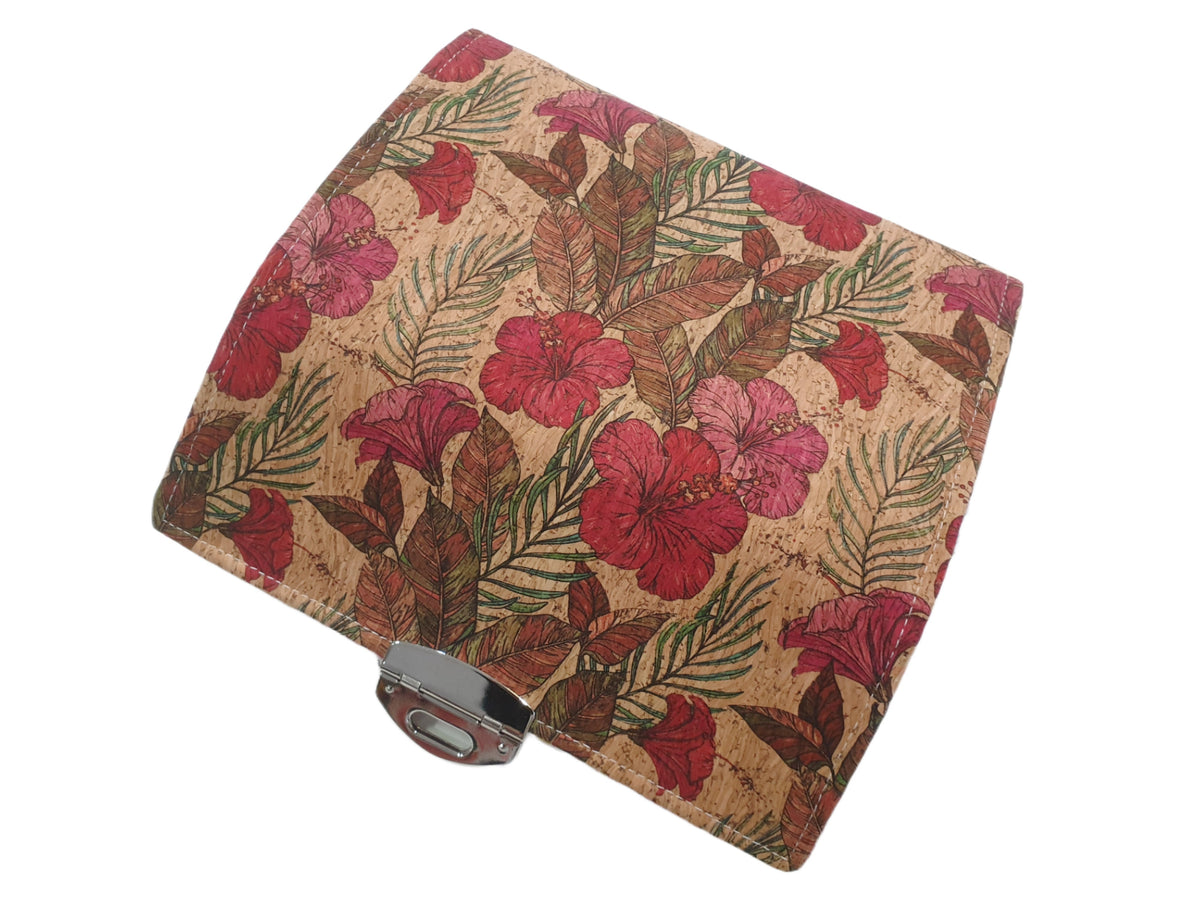 Geldbörse Kork Blumen von Atelier MiaMia