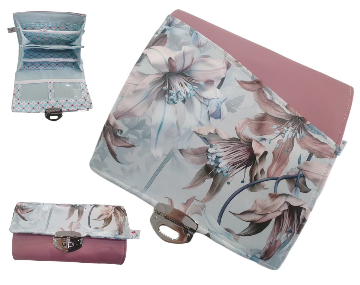 Geldbörse Lilien von Atelier MiaMia
