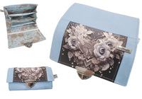 Geldbörse Schmetterling blau von Atelier MiaMia