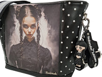 Handtasche einzeln oder im Set mit Geldbörse und Kosmetiktasche Wednesday von Atelier MiaMia