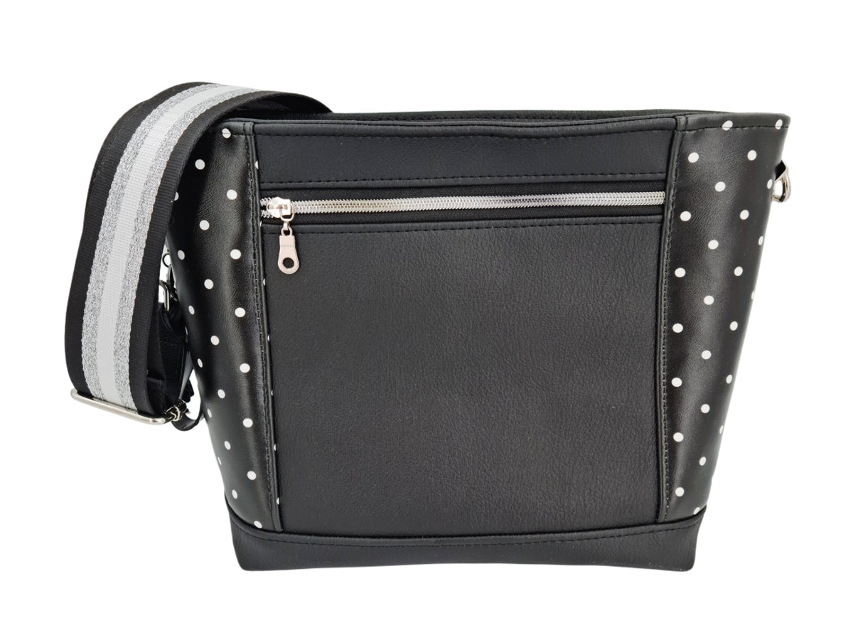 Handtasche einzeln oder im Set mit Geldbörse und Kosmetiktasche Wednesday von Atelier MiaMia