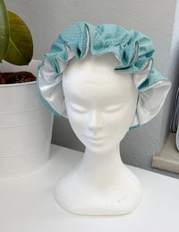 Bonnet Satin aqua