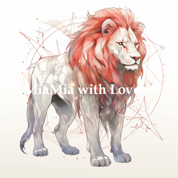 Löwe Abstrakt Boho als Stoff Kunstleder Panel Tiere 21,42