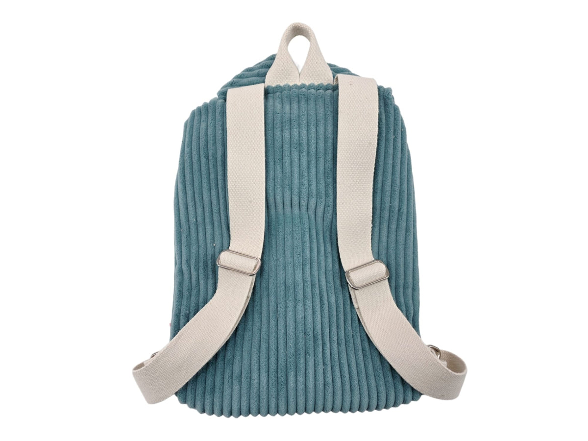 Kinder Rucksack „Hase“ aus Cord – personalisierbar | Kuschelig & leicht