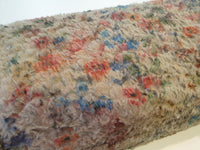 Fell Grau Blau Rot  Lang 100% Polyester 16,00 EUR/Meter