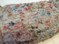 Fell Grau Blau Rot  Lang 100% Polyester 16,00 EUR/Meter