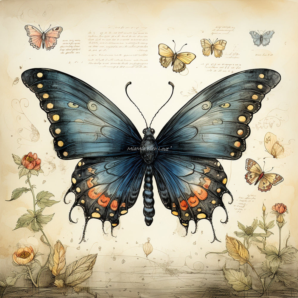Schmetterling 2 Motive als Stoff Panel, Stoffdruck, personalisierte Designs, Canvas, Kunstleder, Softshell oder Samt