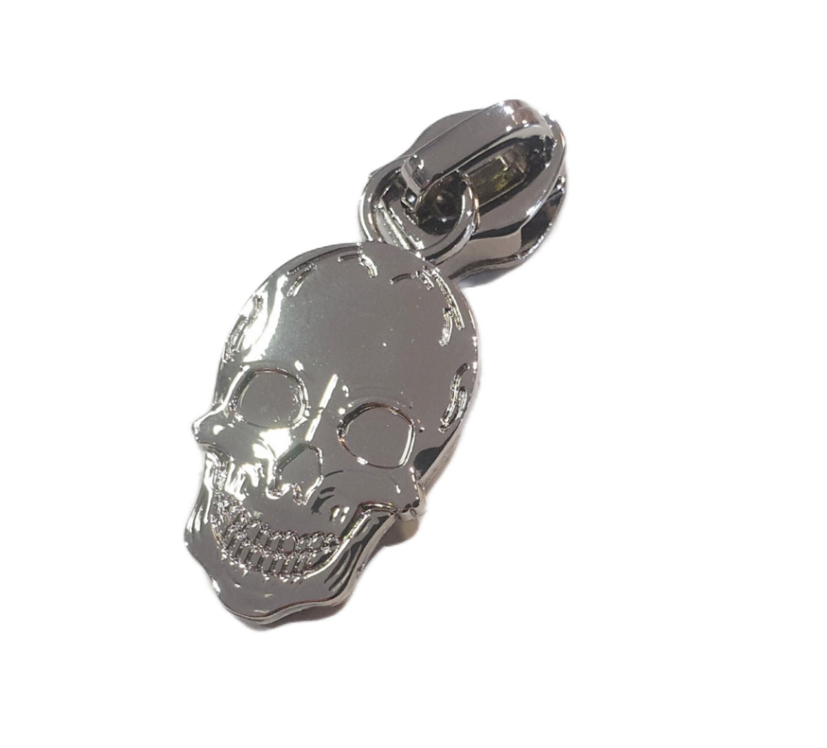 Reißverschluss Zipper Skull Gr. 5